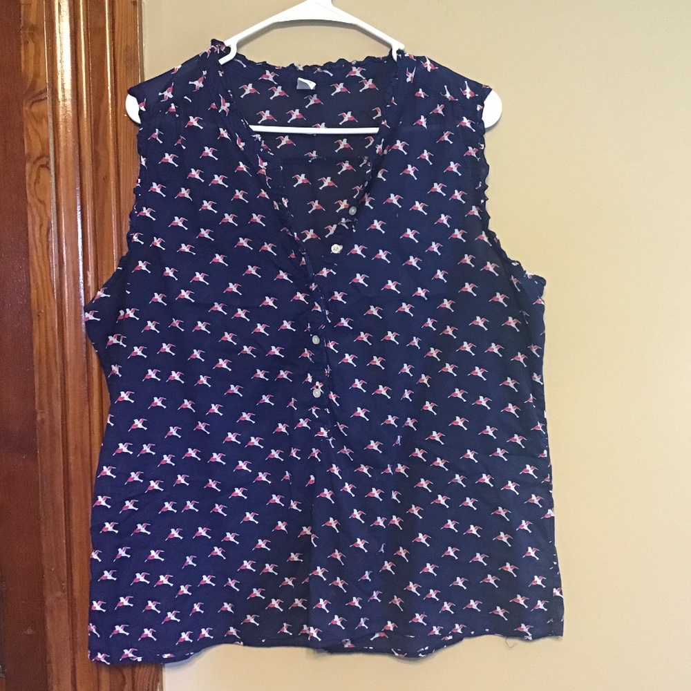 XL Sleeveless Cotton Top
